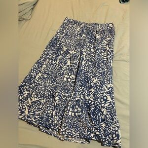 Animal printed skirt! Never worn, cotton.💙🩵